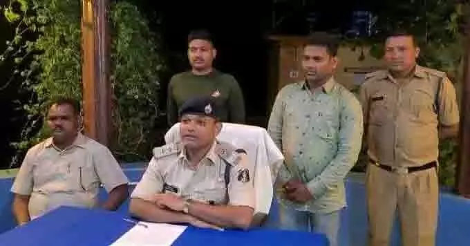 फरार गांजा तस्कर को 24 घंटे के भीतर पुलिस ने गिरफ्तार किया 