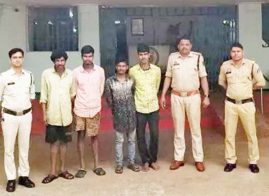 धान चोर गिरोह का पर्दाफाश, 4 आरोपी हुए गिरफ्तार