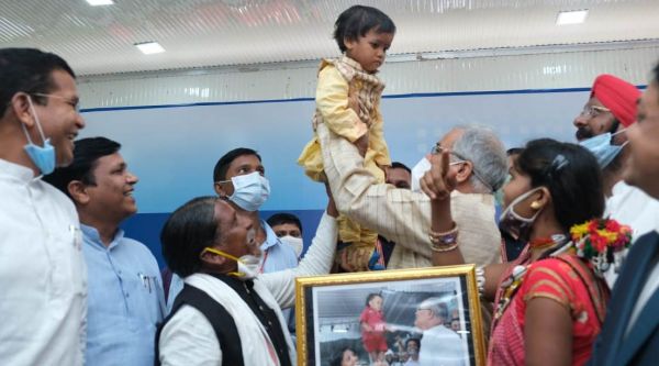  दो साल बाद भी नन्हें बालक धीमान को दूर से पहचान लिया : मुख्यमंत्री भूपेश बघेल 