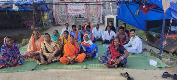 RAIPUR  : राजधानी में किसान सत्याग्रह का 273वां दिन,विश्व धरोहर सिरपुर बचाने 25 फ़रवरी से धरने पर किसान  