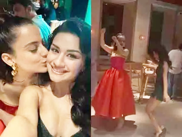 'टिकू वेड्स शेरू' की सक्सेस पार्टी में अवनीत कौर के साथ कंगना रनौत ने की डांस