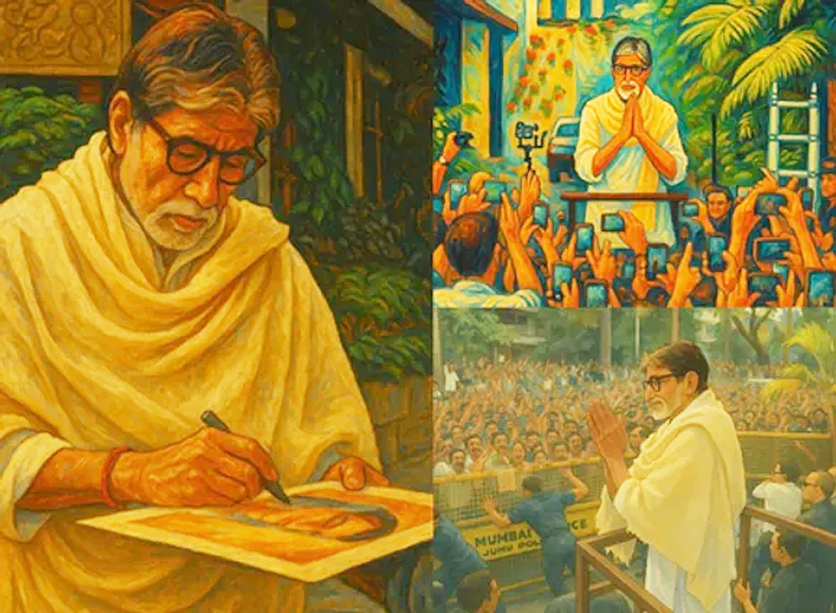 अमिताभ बच्चन हुए घिबली फैन, तस्वीरें अपने ब्लॉग पर शेयर की