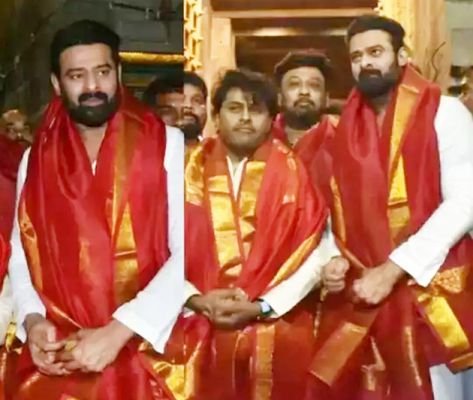 आदिपुरुष रिलीज से पहले प्रभास ने तिरुपति बालाजी में लिया आशीर्वाद