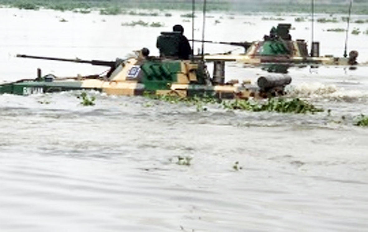 लद्दाख में अचानक आई बाढ़ में 5 सैन्यकर्मियों की मौत