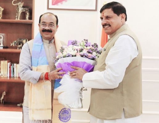 छत्तीसगढ़ के उपमुख्यमंत्री अरुण साव ने CM मोहन यादव से की मुलाकात