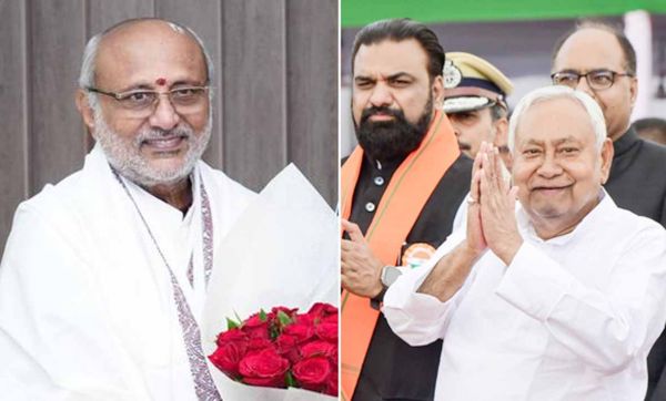 सीएम नीतीश ने राधाकृष्णन को उपराष्ट्रपति पद के लिए दी शुभकामनाएं