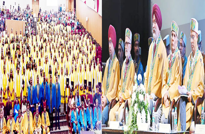 आईआईटी मंडी के 11वें दीक्षांत समारोह में 565 विद्यार्थियों को प्रदान कीं डिग्रियां