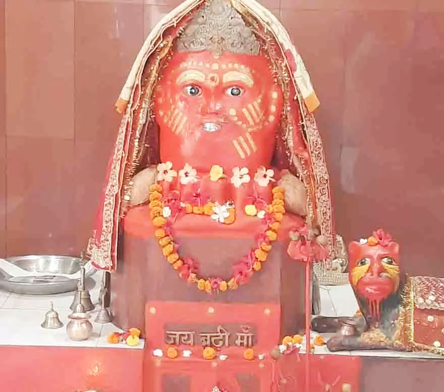 चैत्र नवरात्रि : बुढ़ी मां मंदिर में ज्योत प्रज्जवलित