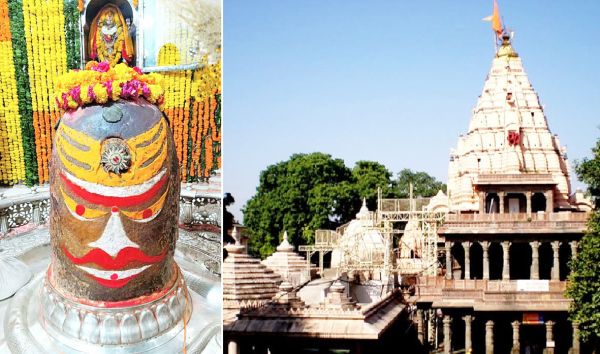 विशेष श्रृंगार : त्रिपुंड और सूर्य से सजे बाबा महाकाल