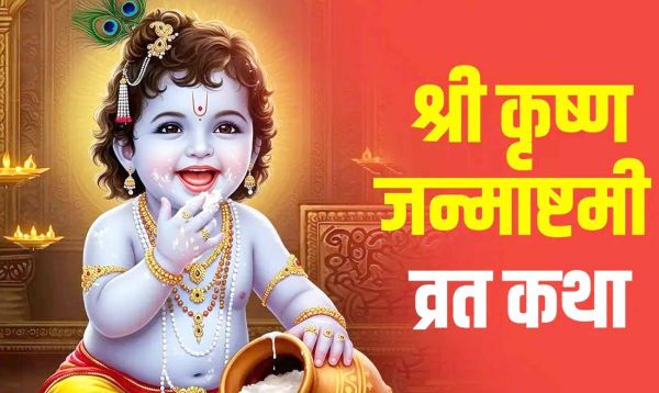 कृष्ण जन्माष्टमी आज, पढ़े व्रत कथा