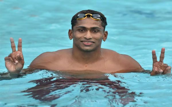  टोक्यो ओलंपिक : भारतीय तैराक साजन प्रकाश हीट दो में चौथे स्थान पर