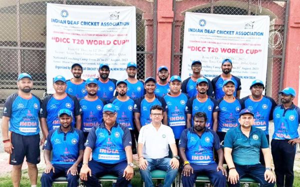 भारतीय डीफ क्रिकेट टीम शारजाह में DICC टी20 विश्व कप के लिए तैयार