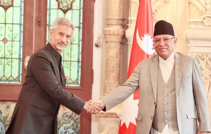नेपाल के प्रधानमंत्री ने विदेश मंत्री जयशंकर से बहुआयामी द्विपक्षीय संबंधों पर की चर्चा
