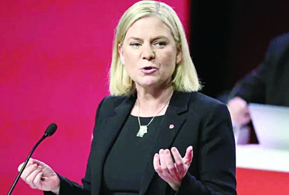  मैग्डेलेना बनी स्वीडन की पहली महिला प्रधानमंत्री