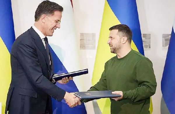 यूक्रेन, नीदरलैंड ने सुरक्षा सहयोग पर किया समझौता