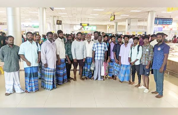 श्रीलंकाई जेल से रिहा हुए तमिलनाडु के 19 मछुआरे पहुंचे चेन्नई