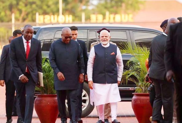घाना के विकास में अहम भूमिका निभा रहे भारतीय : PM नरेंद्र मोदी